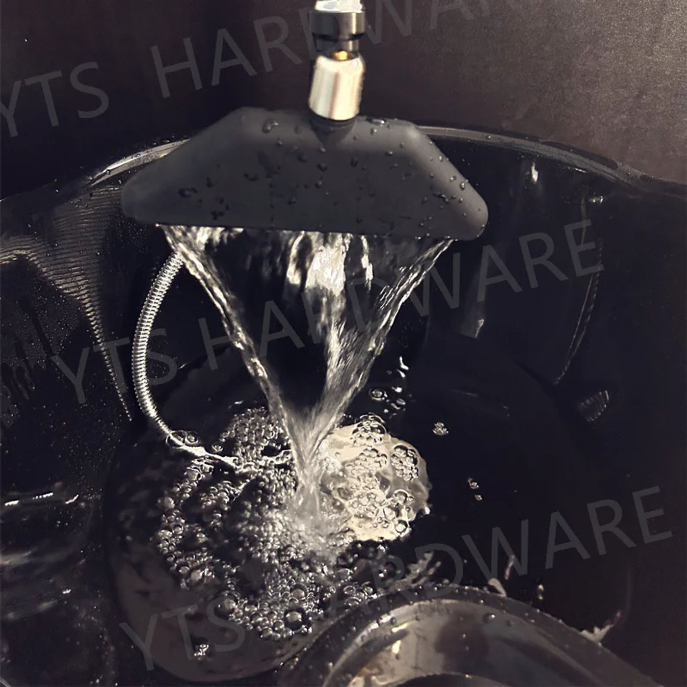 Description Picture 5 of item2024 New Design Waterfall Spa Shower Head for Shampoo Chairs Therapy Head with Water Circulation Massage System