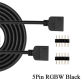 5PIN RGBW Black