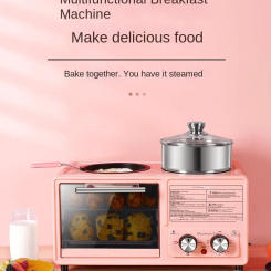 220V Multifunctional Breakfast Maker/ 4 in 1 Toaster and Oven/ Automatic Bread maker