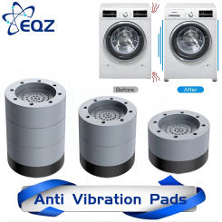 4Pcs Washing Machine Anti Vibration Pads Rubber Feet Legs Mat Anti-vibration Pad Universal Noise-reducing Leg Base for Furniture