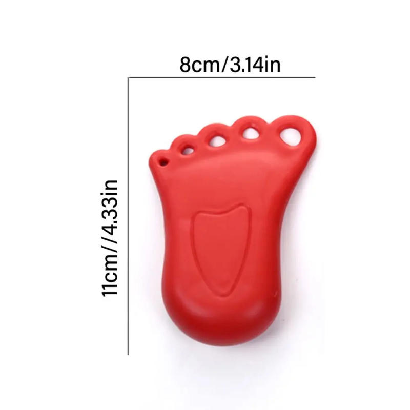 Description Picture 2 of itemCute Foot Shape Anti-Collision Door Wedge Random Color TPR Door Stopper Non-slip Wear-resistant Door Chuck Stopper Hardware