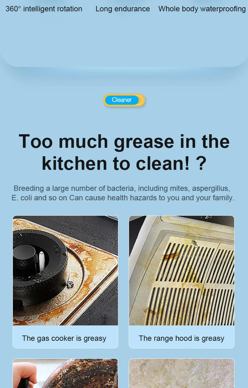 Description Picture 4 of itemHandheld Eectric Cleaning Brush Cordless Spin Scrubbe With 5 Replaceable Brush Heads USB Rechargeable 360Â°Power Scrubbe