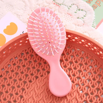 Mini Soft Bristles For Women Baby Girls Kids Wet Hair Brush Hair Combs Small Pocket Travel Hair Brush Hair Combs Toddler