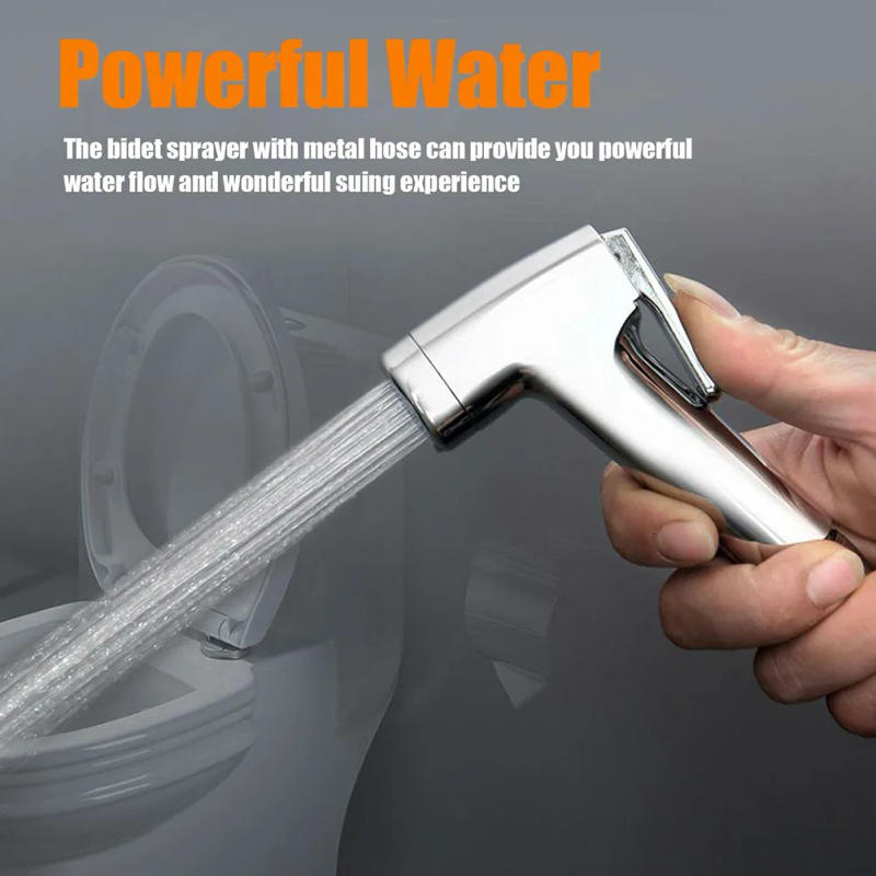 Description Picture 3 of itemToilet Washers Bidet Spray Shower Nozzle Parts Universal Washing Head Flushing Tool G1/2 In Handheld High Pressure