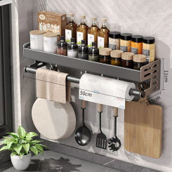Kitchen Spice Storage Knives Holder Knife Stand Spice Rack Organizer Knives Holder Spoon and Chopsticks Rest Hanging Organizers