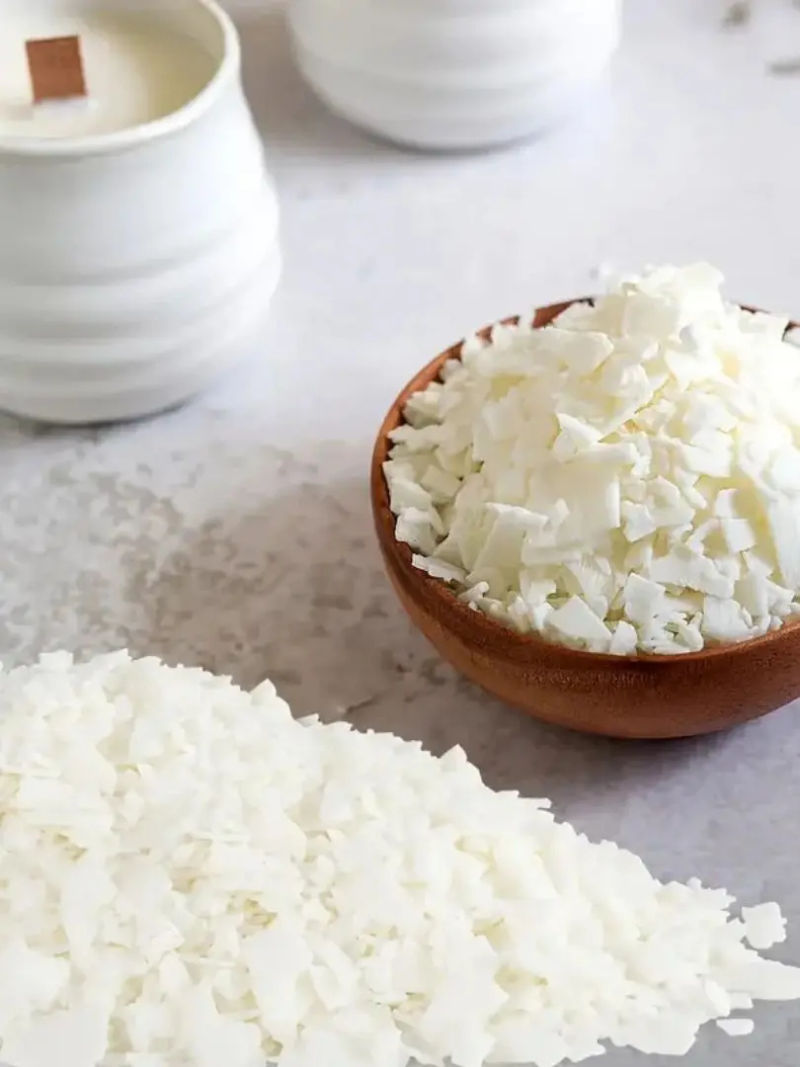 Description Picture 3 of item2/5/10/20/30/40 pounds 56 degree soy wax flakes, can be used for DIY handmade, DIY fragrant candle making set, pure soy wax