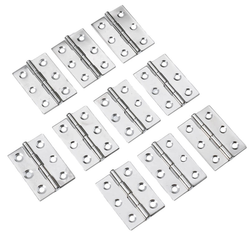 Description Picture 5 of item10pcs Stainless Steel Hinges Door Window Flat Hinges Cabinet Door Hinges Furniture Hardware Door Connector Accessories