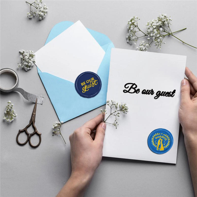 Description Picture 5 of itemWax Seal Stamps Merry Christmas Happy Birthday Warm Wishes Sealing Stampers Upper Case Letter Pattern DIY Festive Greeting Card