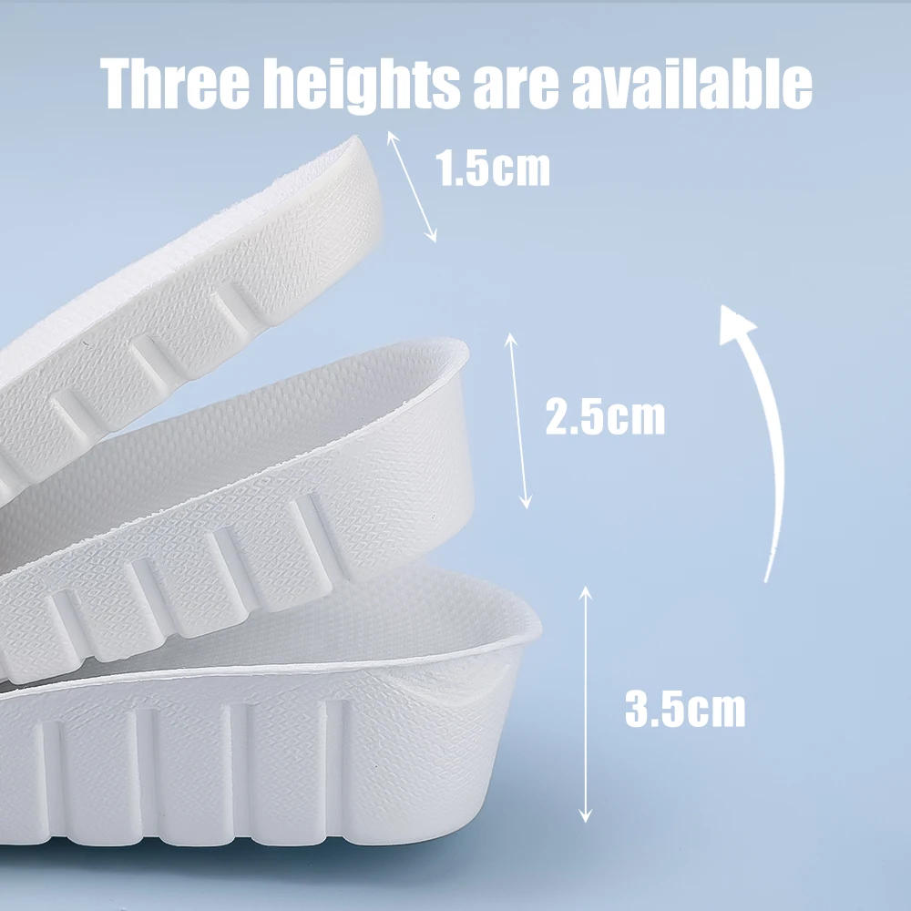 Description Picture 5 of itemHeight Increased Sport Insoles 1.5/2.5/3.5cm Popcor Memory Foam Insole for Feet Men Women Orthopedic Shoe Sole Inserts Feet Care