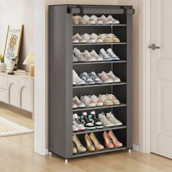 Multilayer Shoe Cabinets Wall Corner Shoes Shelves Dustproof Simple Storage Shoes Cabinet Space Saving Sneakers Rack Organizer