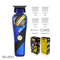WMARK New NG-9213 Brushless Motor Engraving Scissors Rechargeable Hair Clipper DLC Blade High-grade Trimmer for Men