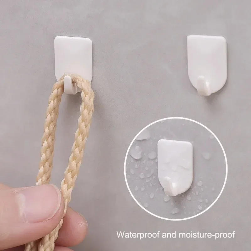 Description Picture 4 of itemMini Self Adhesive Hook Multi-Purpose Key Jewelry Hangers Strong Sticky Hooks Home Kitchen Toilet Bathroom Storage Accessories