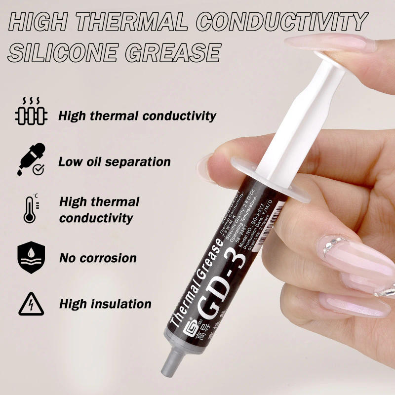 Description Picture 2 of itemGD-3 Thermal Paste 3g/7g CPU Cooler Silicone Grease For CPU Processors GPU Printer Heat Sink Cooling Cooler Thermal Compound