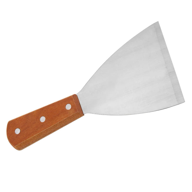 Description Picture 5 of itemStainless Steel Food Grade Shovel Scraper Non Stick Heat resistant BBQ Grill Beafsteak Spatula Turner Cooking Tool