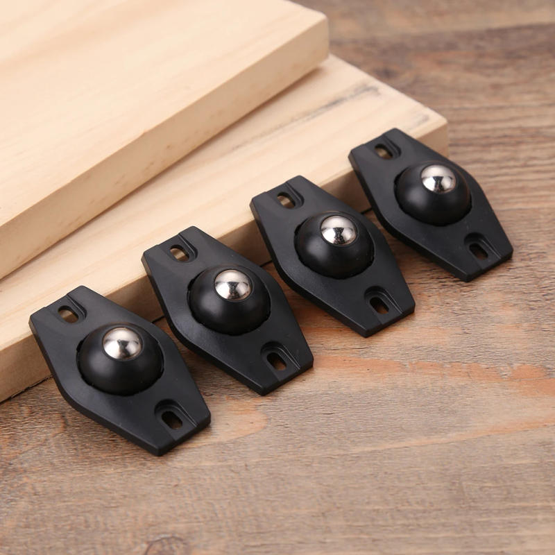 Description Picture 5 of item4pcs Wheels For Furniture 360° Stainless Steel Roller Self Adhesive Furniture Caster Home Strong Load-bearing Universal Wheels