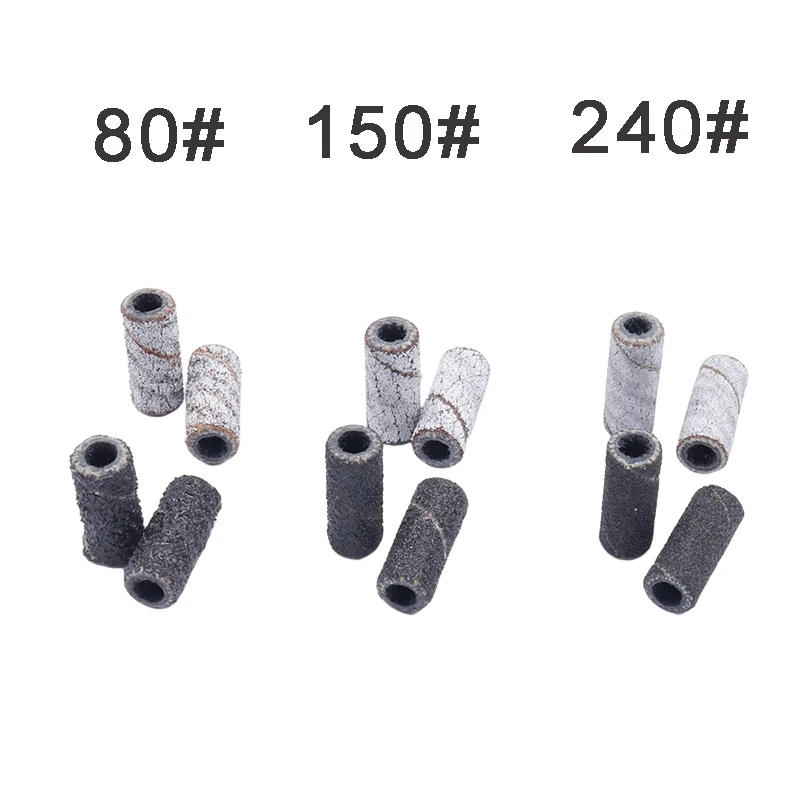 Description Picture 5 of item50pcs per box 3mm Mini Zebra Sanding Bands Stainless Steel Nail Drill Bits Mandrel Electric Manicure Accessories Tool