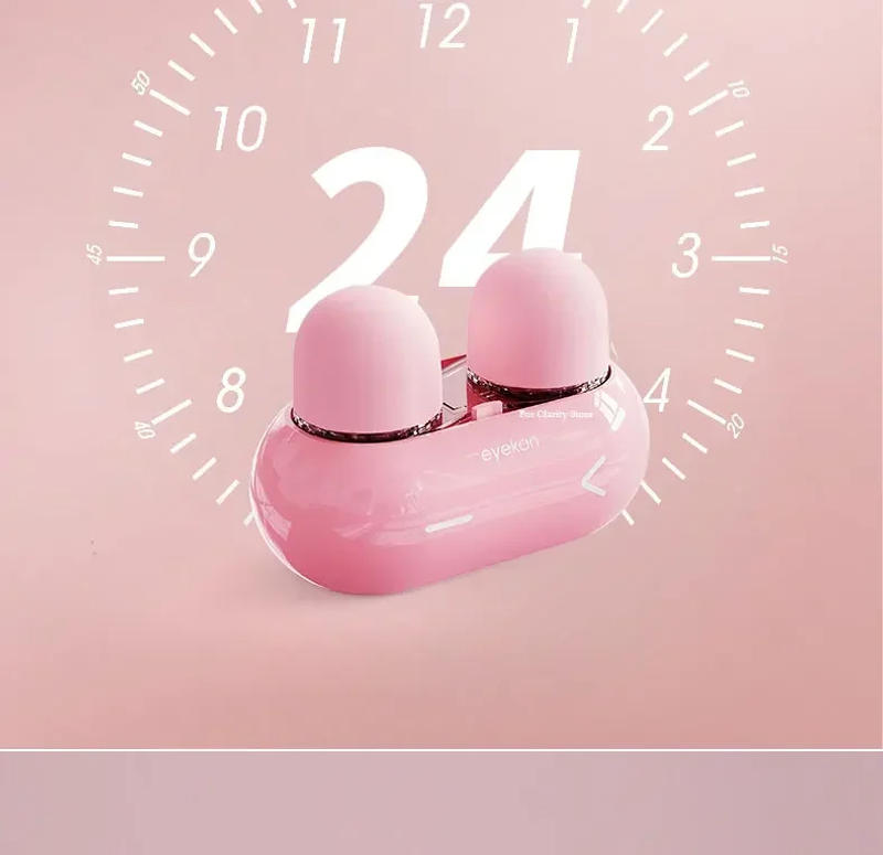 Description Picture 4 of itemContact Lenses Cleaner Ultrasonic With Removable Box 110KHz Remove Tear Protein Cleaning Machine Portable Contact Lenses Case