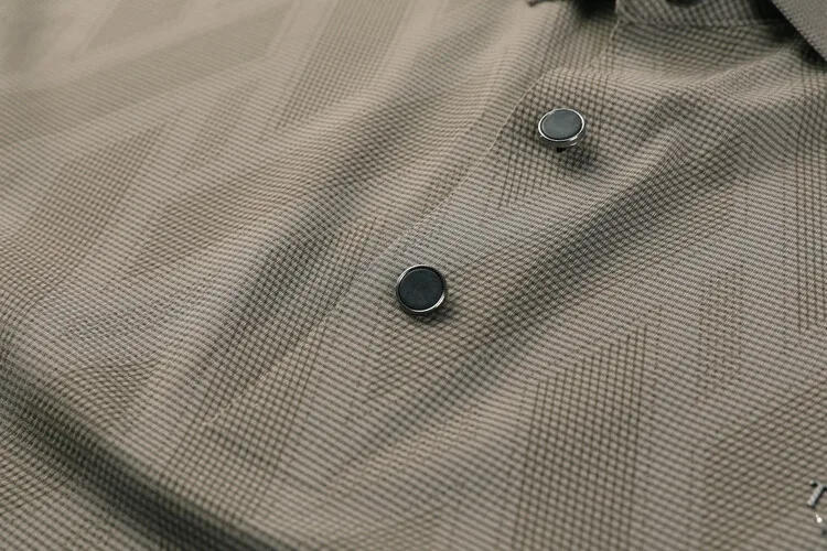 Description Picture 6 of itemCasual Striped Men's Polo Top, 2024 New Summer Products, Lapel Short Sleeve T-shirt Korean Men's Top Middle-aged Men Clothing