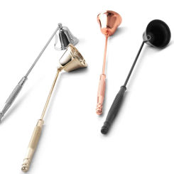 Candle Snuffer Tool Long Handle Bell Extinguisher Accessory Putting Out Extinguish Candle Wicks Accessories Stainless Steel