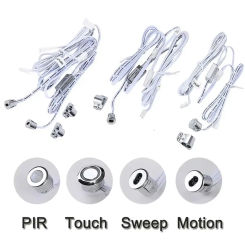 12V 24V 5A LED Light Controller Infrared Obstacle Proximity Sensor for Wardrobe Wine Cabinet Double Door Induction Switch