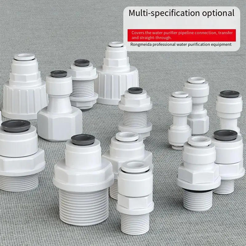 Description Picture 3 of item10PCS Straight Ro Quick Water Fitting 1/4" Hose Pipe Connector Water Filter Reverse Osmosis Parts