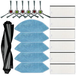 For Ecovacs Deebot Ozmo U2 Dgn22 U2 Pro Robot Vacuum Cleaner Side Brush Main Brush Filter Mop Accessories Replacement