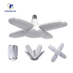 The New 60W Foldable Fan Blade LED Pendant Lights No Flicker B22 E27 LED Bulb 220V 360 Degrees Angle Adjustable Ceiling Lamp