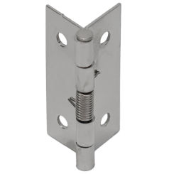 2pcs Self Closing Spring Door Hinge Stainless Steel Hinge For Cabinets Door Closer Automatic Rebound Hinge Furniture Hardware