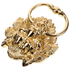 Chinese Style Door Pull Retro Knocker Handle Drawer Pulls Front Decor Gold Knob