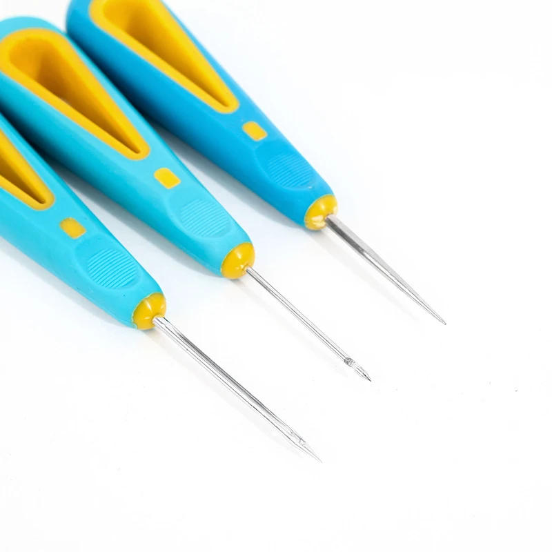 Description Picture 4 of itemAwl For Repair Leather Shoe Sewing Cobbler Tool DIY Craft Straight Curved and Hole Hook Needle Piercer Stab Sticher Sewing Awl