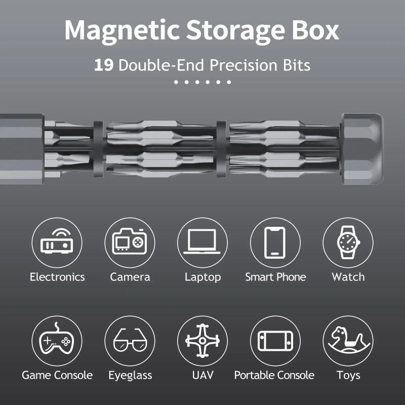 Description Picture 6 of item27/39 in 1 Precision Screwdriver Set Manual Pen Small Screwdriver with 38 Magnetic Torx Phillips Drill Bits Mini Repair Tool