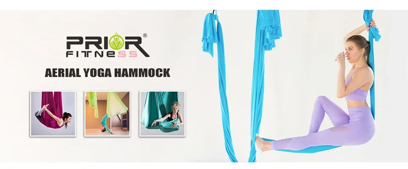 Description Picture 2 of item5m Solid Color aerial yoga hammock set home carabiner daisy chain accessories medium elastic monochrome sling for yoga studio