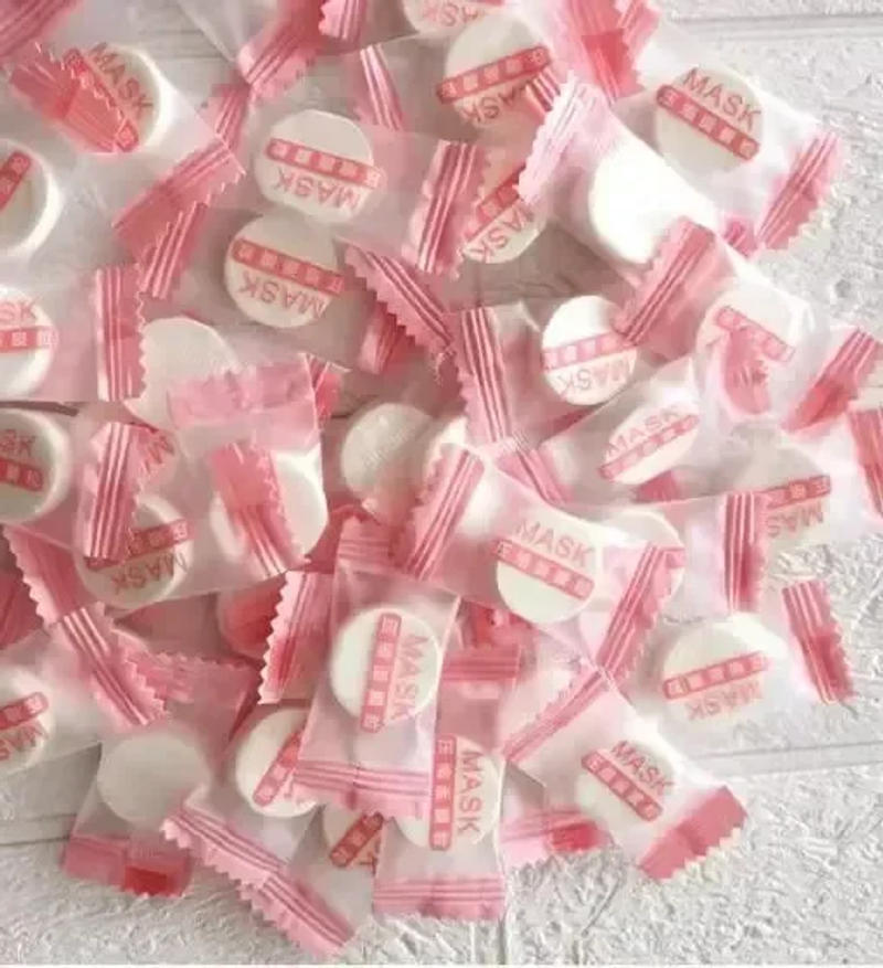 Description Picture 4 of itemDisposable Towel Compressed Mask Skin Care Bath Towels Portable Travel Face Sheet Beauty Beach Bathrobe Home Textile Garden