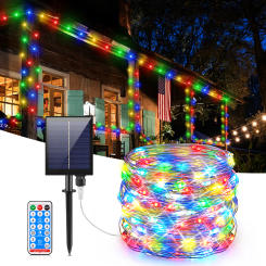 10M-100M Fast Charge Solar String Fairy Lights LED Waterproof Outdoor Garland Large Solar Panel Lamp Christmas For Garden Decor