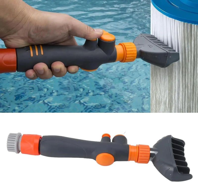 Description Picture 5 of itemPVC Handheld Swimming Pool Filter Cleaning Brush,Swimming Pool Filter,Cartridge Cleaner Filter Tools Jet Cleaner Hot Tub Spa
