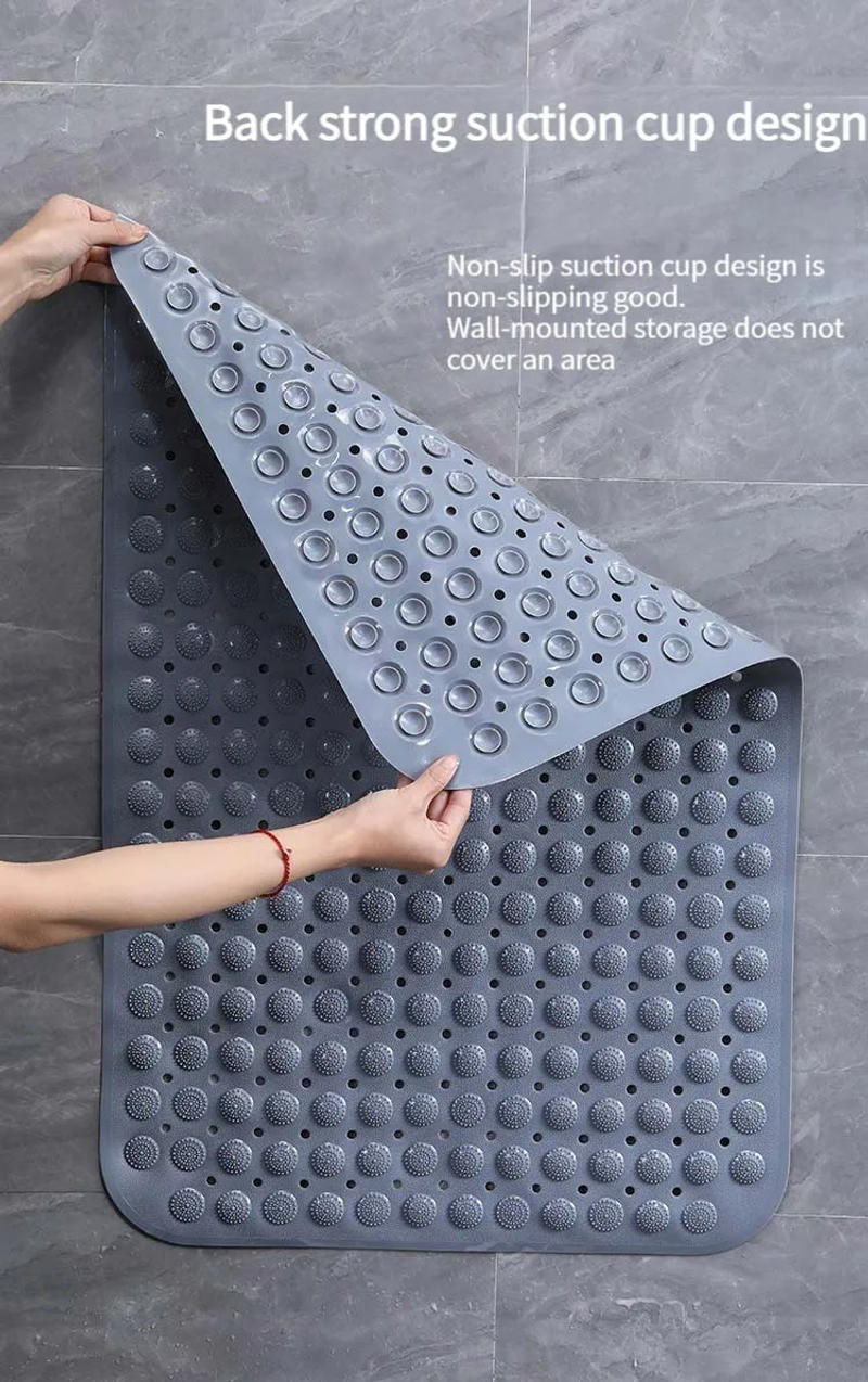 Description Picture 6 of itemShower Bath Mat Bath Tub Pad Household Bathroom Hollow Hydrophobic Thicken Anti Slip Pad Suction Cup Bathtub Massage Foot Pad