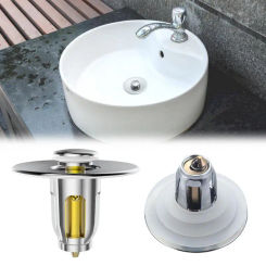 Universal Stainless Steel Basin Pop-Up Bounce Core Basin Drain Filter Hair Catcher Sink Strainer Bathtub Stopper Bathroom Tool