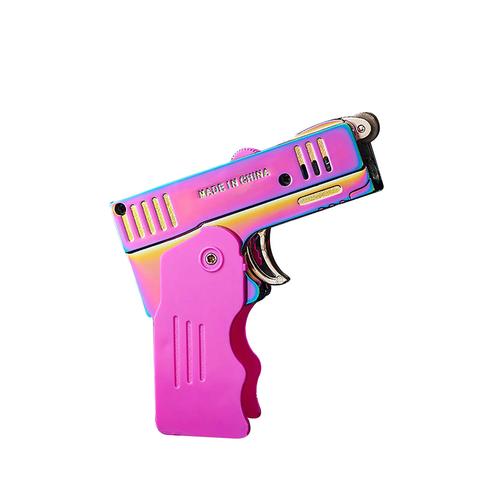 Description Picture 6 of item2022 Twin Fire Deformed Pistol Butane Gas Kitchen Grill Accessories Big Jet Flame Fire Turbo Torch Fire Grinding Wheel Lighter