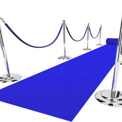 Aisle Runners Wedding Accessories Blue  Aisle Runner Carpet Rugs for Step and Repeat Display Ceremony Parties and Events Indoor