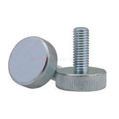 1/5pcs M3 M4 M5 M6 M8 M10 DIN653 GB835 Knurl Flat Head Hand Tighten Thumb Screw Curtain Wall Glass Thumbscrew Adjust Toolless
