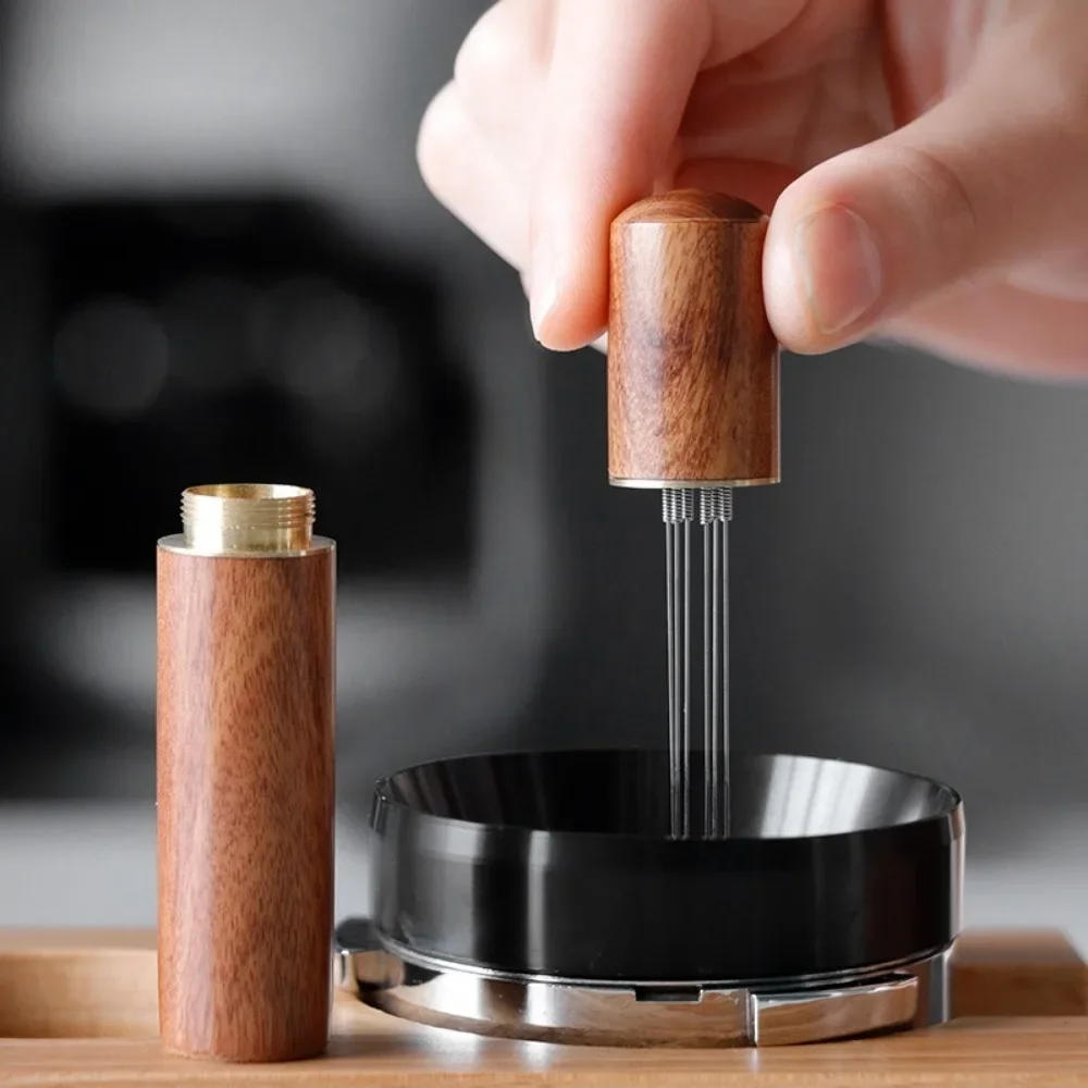 Description Picture 3 of itemCoffee Tamper Needles Tools Espresso Powder Stirrer Distributor Leveler WDT Cafe Stirring Barista Accessories 6 Needles Stirrer