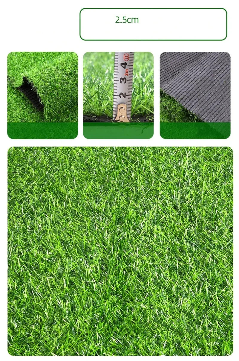 Description Picture 6 of itemArtificial Turf Grassland Simulation Grass Rug Moss Lawns Fake Green Grass Carpet Plant Outdoor Decoration Garden Accessories
