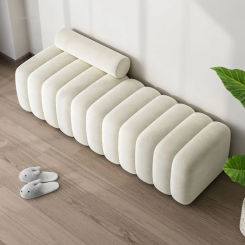 Luxury Shoe Changing Stool Household Living Room Furniture Doorway Bench Bedroom Bed End Stools Cloakroom Sofa Ottomans