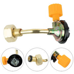 Butane Cylinder Tank Refill Connector Adapter Stove Gas Tank Adapter Gas Burner Conversion Head For Outdoor Camping
