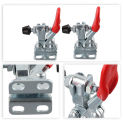 2PCS Holding Capacity Push Pull Toggle Clamp Set GH-201 Horizontal Toggle Clamp Clip Quick Release Toggle Clamps Hand Clip Tool