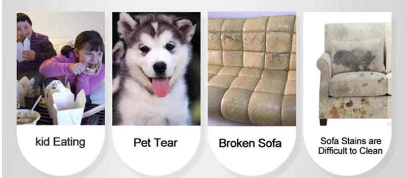 Description Picture 6 of itemSolid Color 1/2/3/4 Seat Sofa Cover Stretch Milk Silk Fabric Couch Covers for Living Room Sectional Corner Settee Slipcovers 1PC