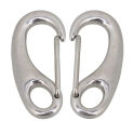 304 Stainless Steel Egg Shape Spring Snap Multifunctional Hiking Camping Belt Carabiner Quick Release Hook 20PCS/5Pcs/2Pcs