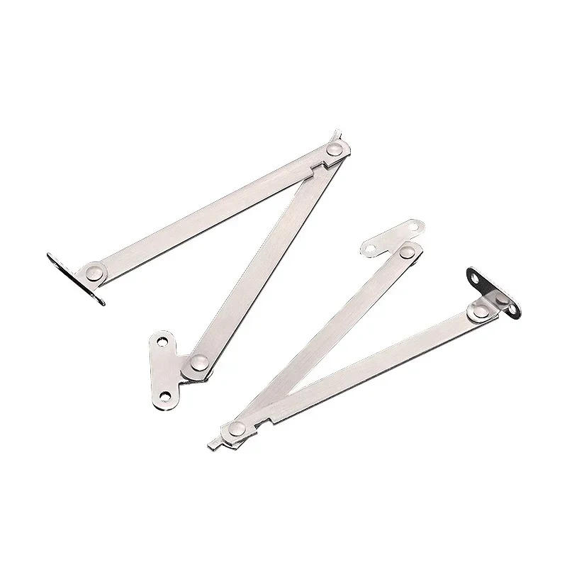 Description Picture 5 of item2Pcs Stainless Steel Furniture Cabinet Door Folding Pull Rod Movable Lift Up Support Rods Hinge