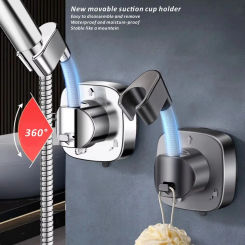 New 1pc Shower Head Holder Adjustable Self Adhesive Showerhead Bracket Wall Mount Stand SPA Bathroom Universal
