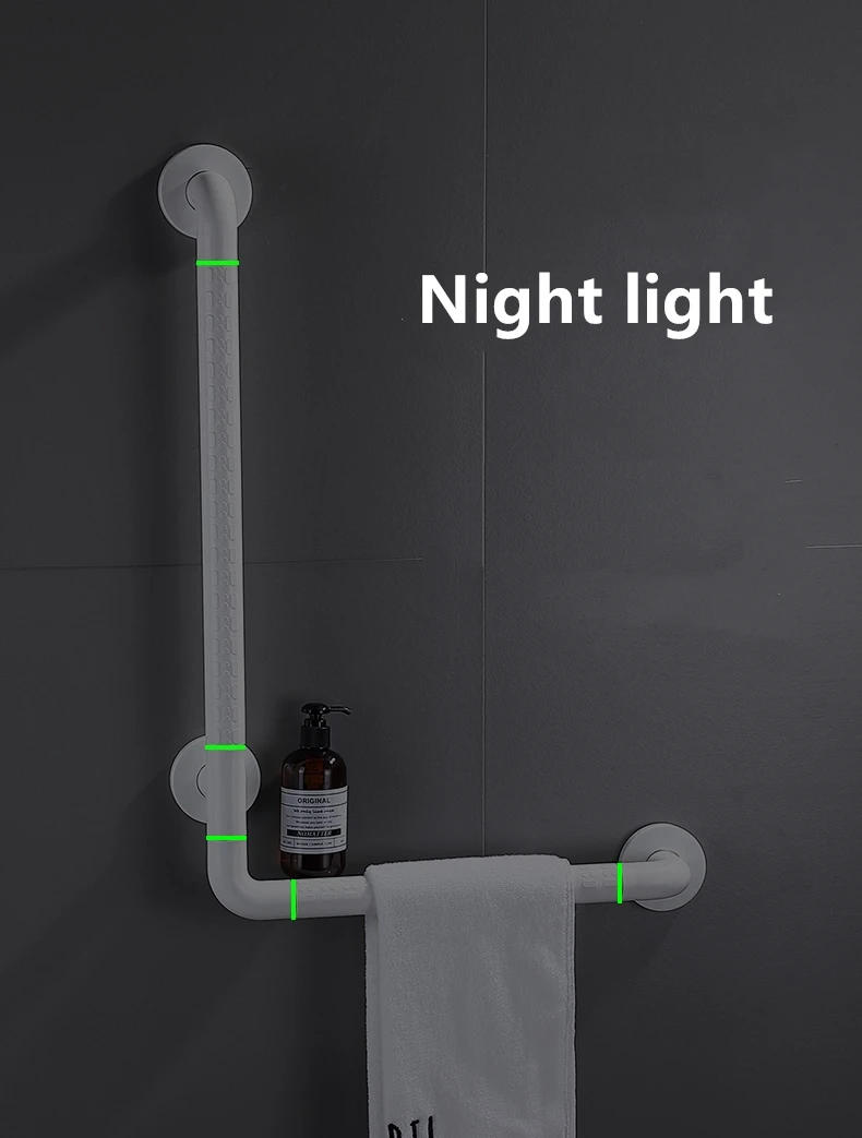 Description Picture 5 of itemSafety Stainless Steel Non-slip ABS Bathroom Bathtub Handrail Grab Toilet Shower Bathtub Straight Safety Support Handle for The